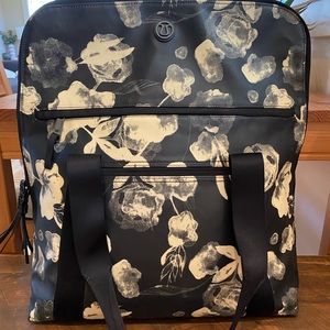 Lululemon Floral Overnight Zip Bag Gym Bag
